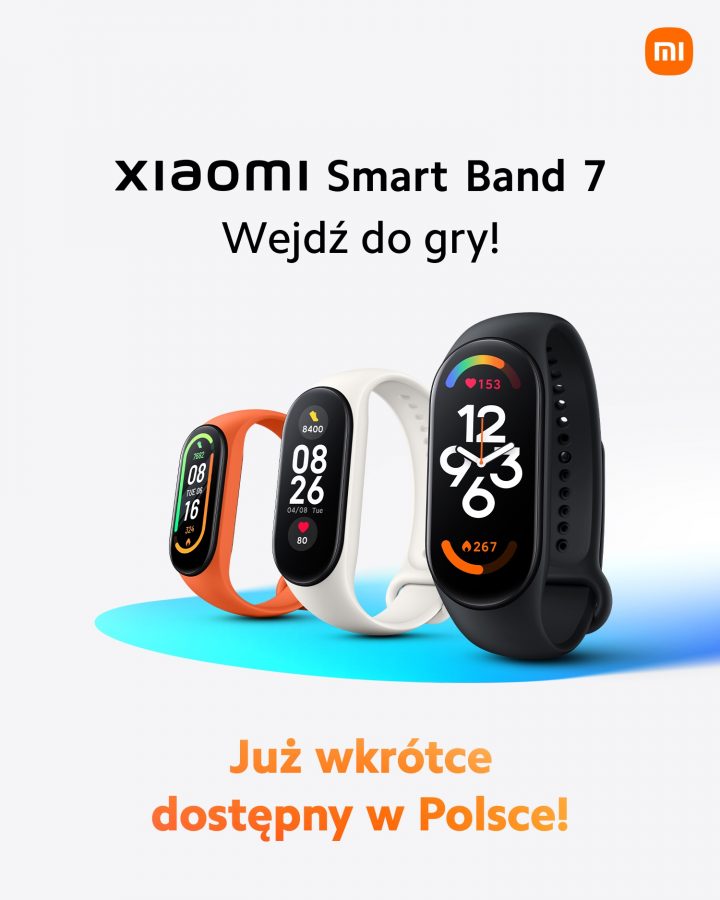 Xiaomi Smart Band 7 when the Polish premiere is available