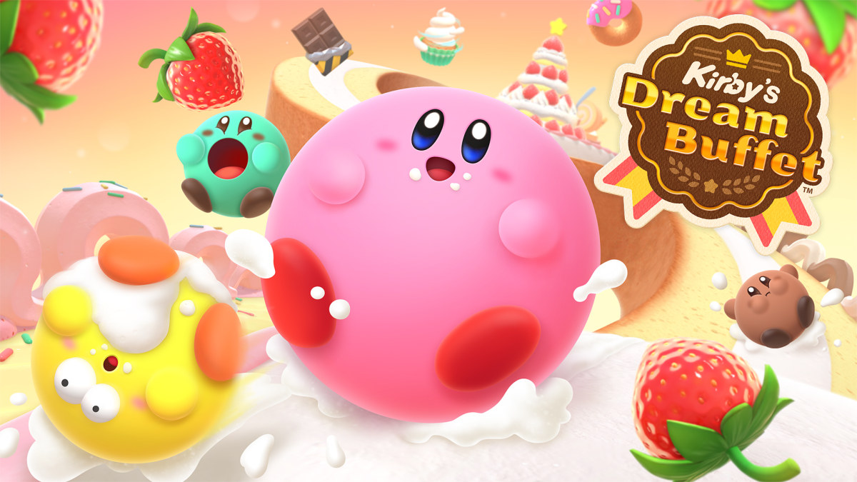 Kirby Dream Buffet - grafika promująca grę (źródło: Nintendo)