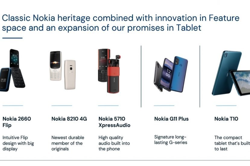 Nokia - grafika podsumowująca prezentację urządzeń (źródło: HMD Global)