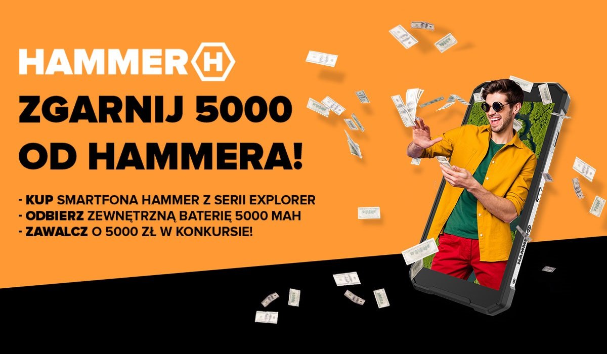 promocja HAMMER bateria 5000 mAh konkurs