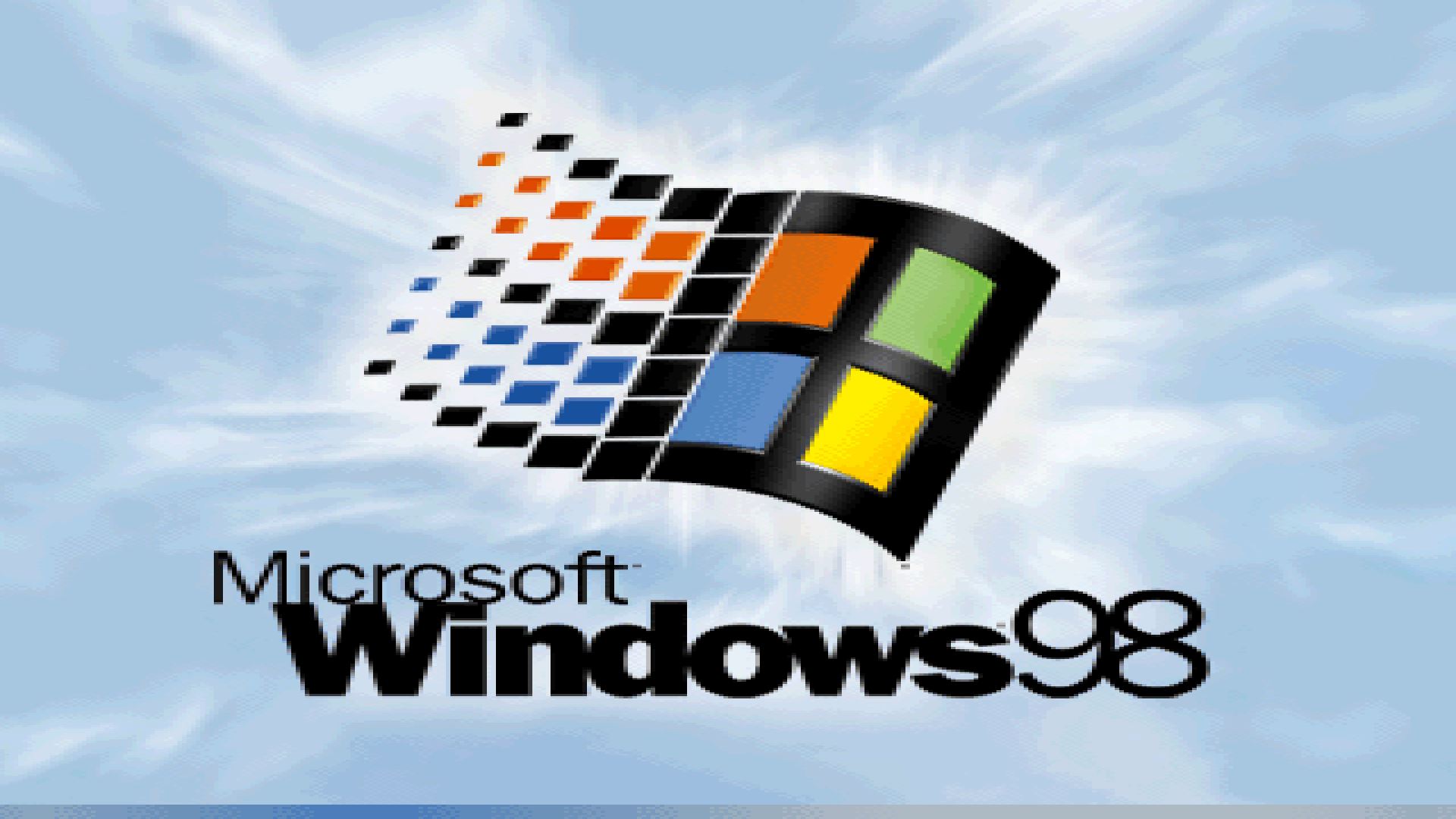 Windows 98 - ekran startowy