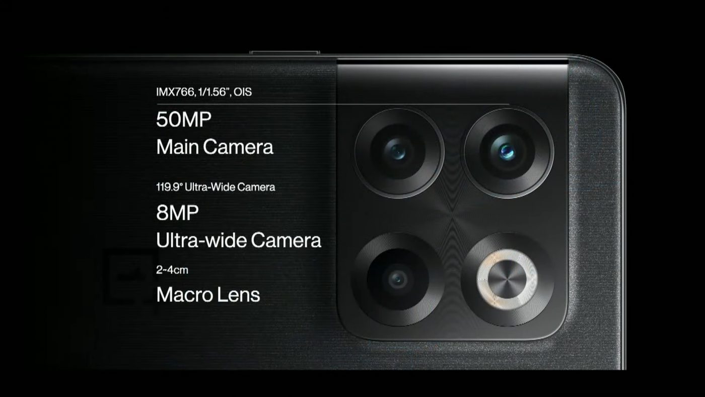 OnePlus 10T 5G aparat główny main camera specyfikacja