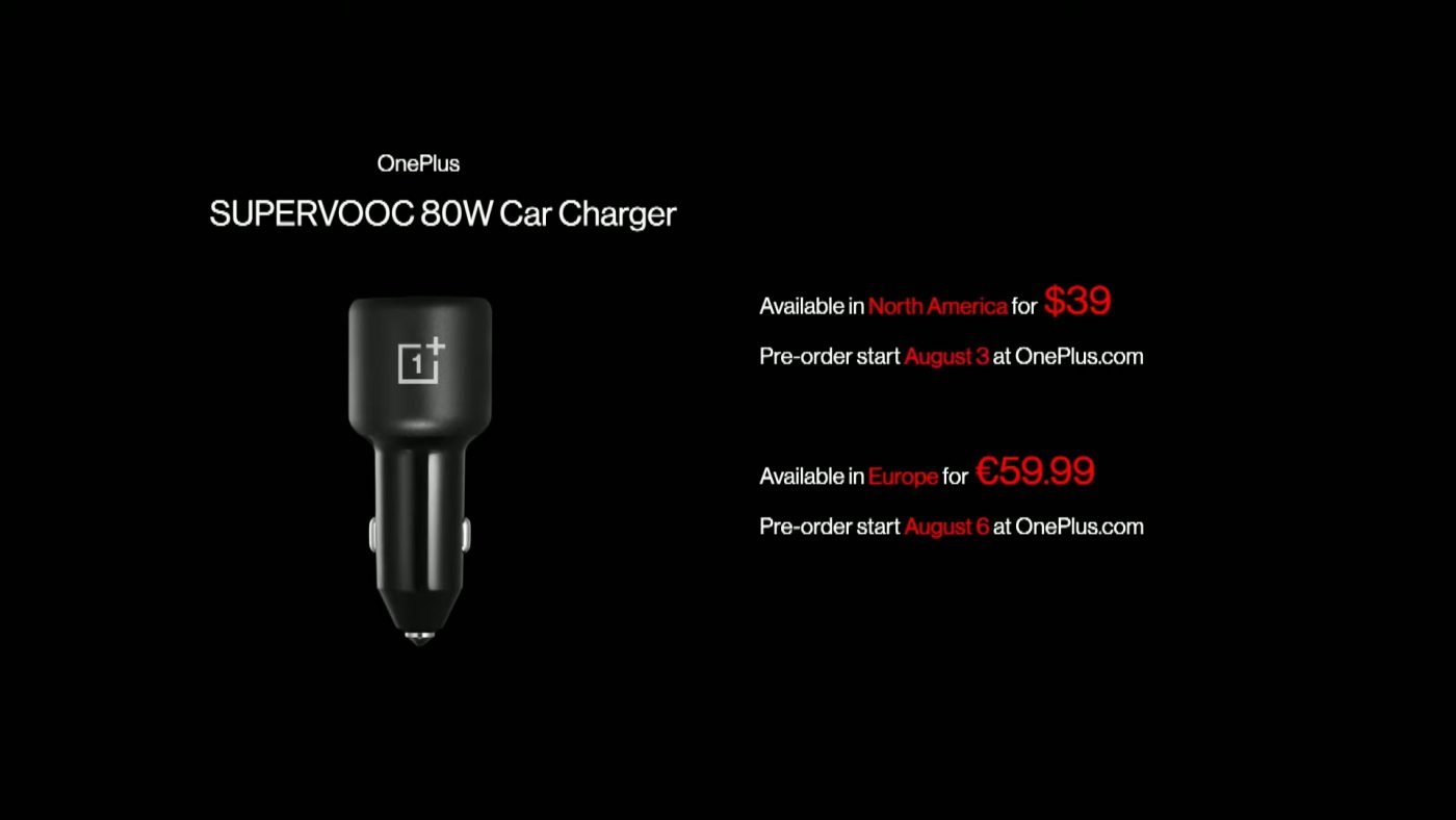 OnePlus SUPERVOOC 80 W car charger ładowarka samochodowa