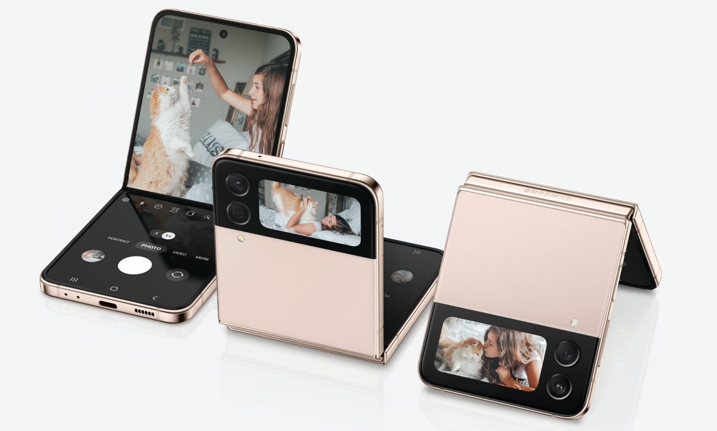 składany smartfon Samsung Galaxy Z Flip 4 foldable smartphone