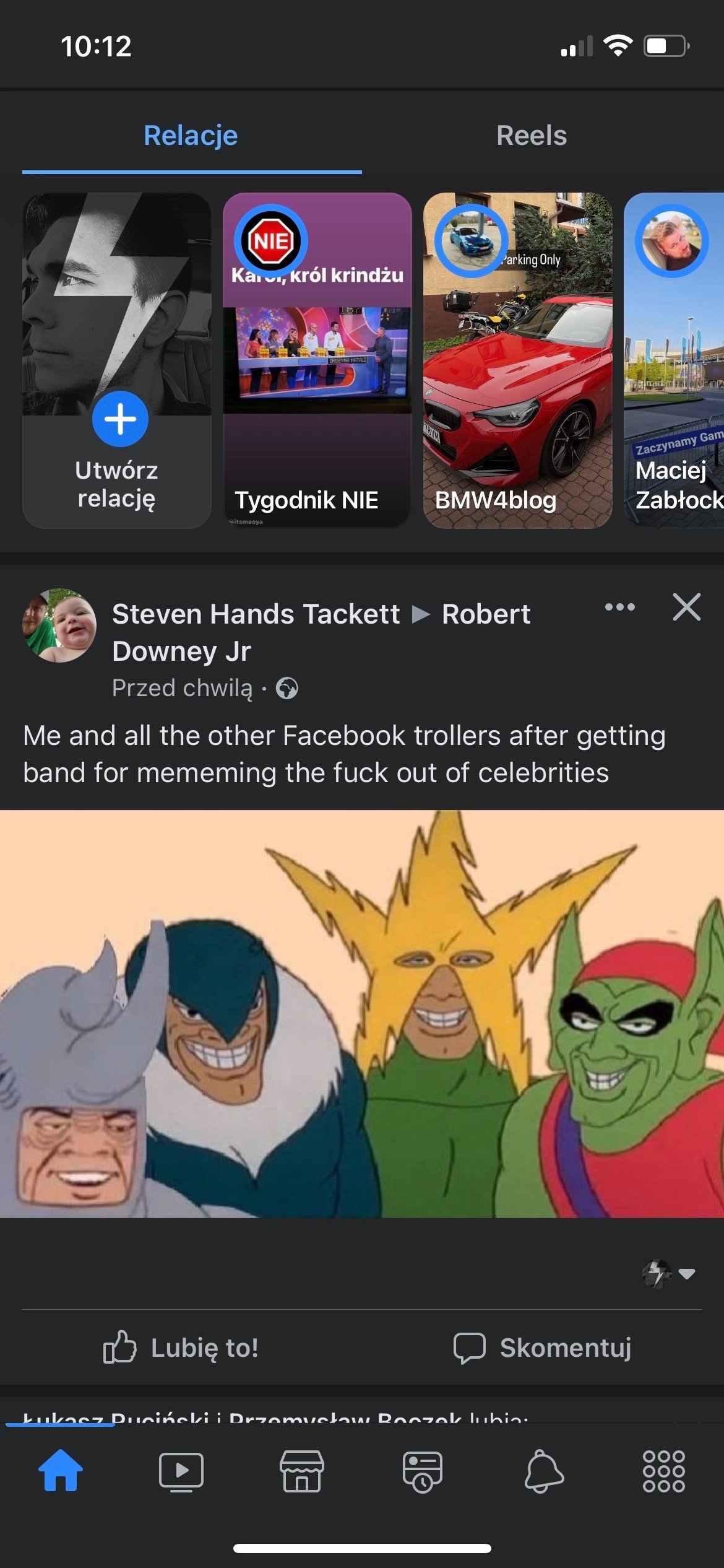 Awaria Facebooka
