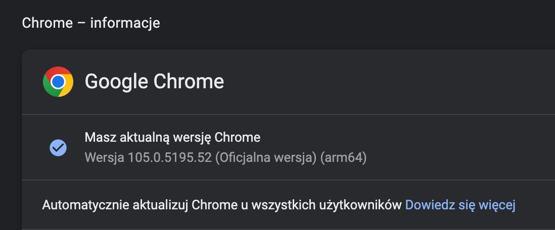 Google Chrome 105