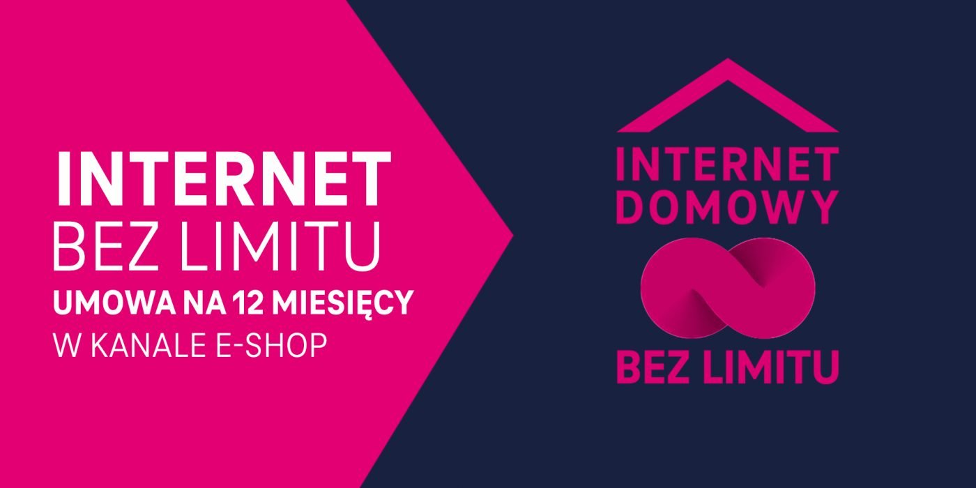 internet domowy stacjonarny bez limitu danych z umową na 12 miesięcy