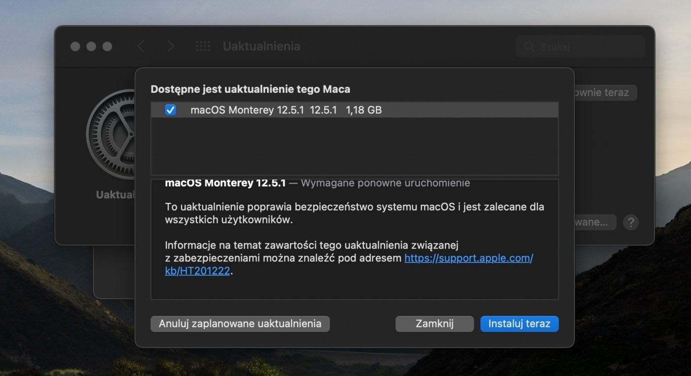 macOS 12.5.1