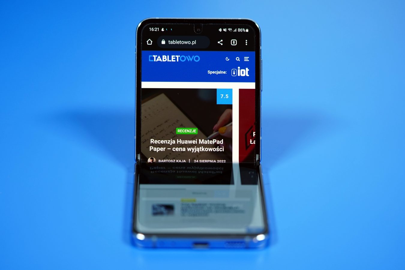 składany smartfon Samsung Galaxy Z Flip 4 5G fot. Tabletowo.pl