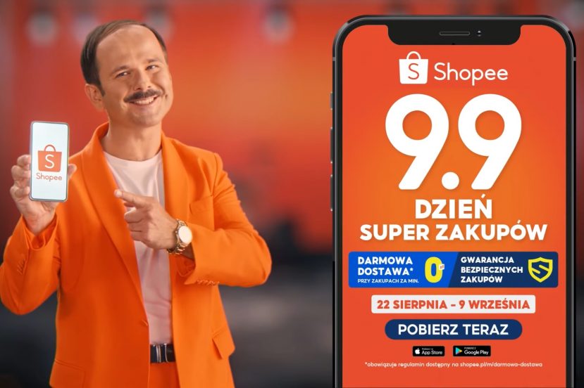 reklama Shopee Sławomir 9.9 dzień super zakupów