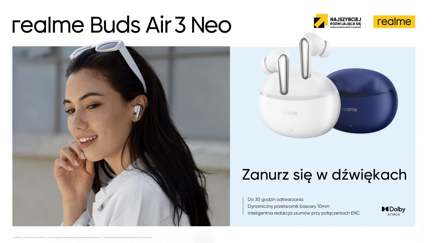słuchawki realme Buds Air 3 Neo