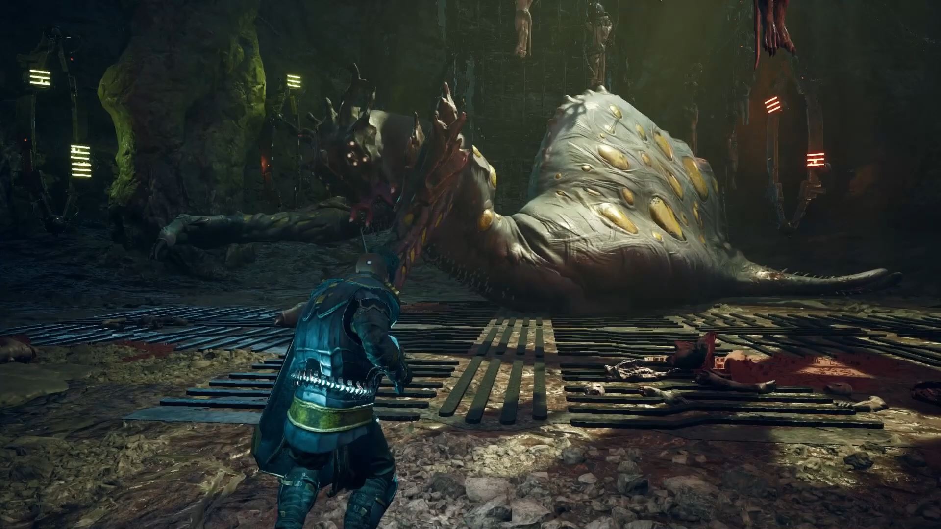 Średniowieczna, ponura stylistyka The Last Oricru idealnie pasuje do walki rodem z Dark Souls