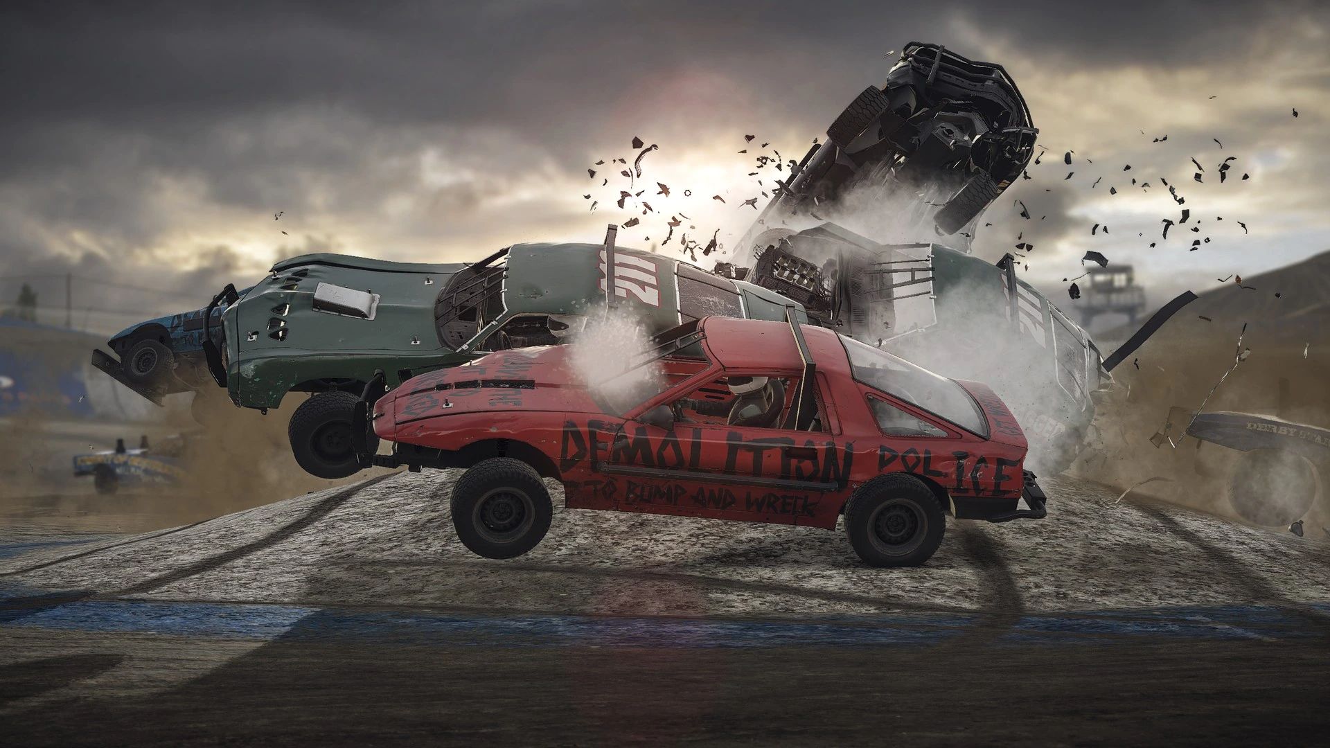 Wreckfest - grafika promująca grę (źródło: PlayStation)