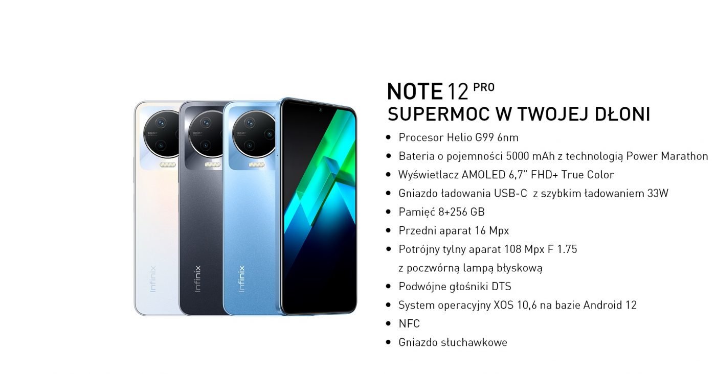 smartfon Infinix Note 12 Pro smartphone