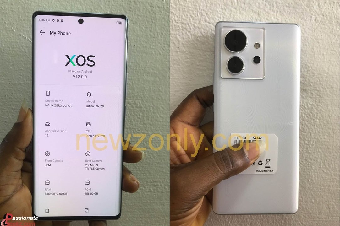 Smartfon Infinix Ultra Zero 5G smartphone