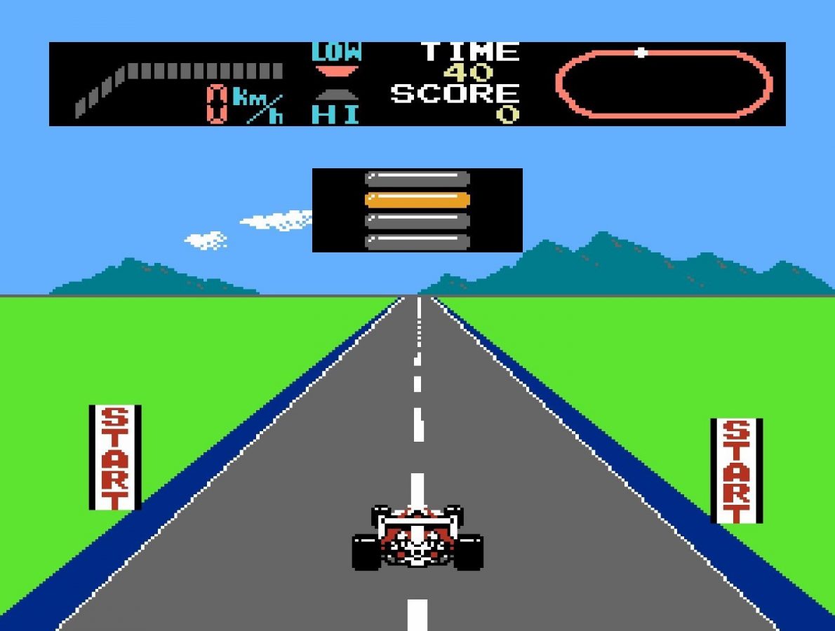 F1 Race - jedna z kultowych gier na systemie Famicom, a także na polskim Pegasusie