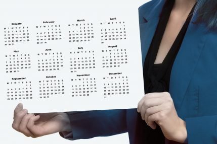 kalendarz harmonogram agenda rok year calendar