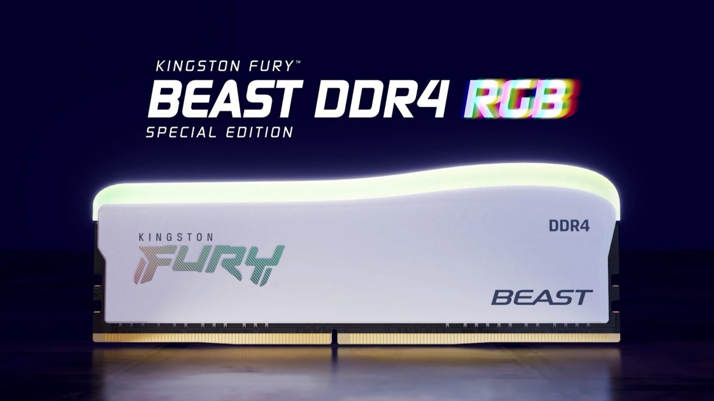 pamięci RAM Kingston Fury Beast DDR4 RGB SE