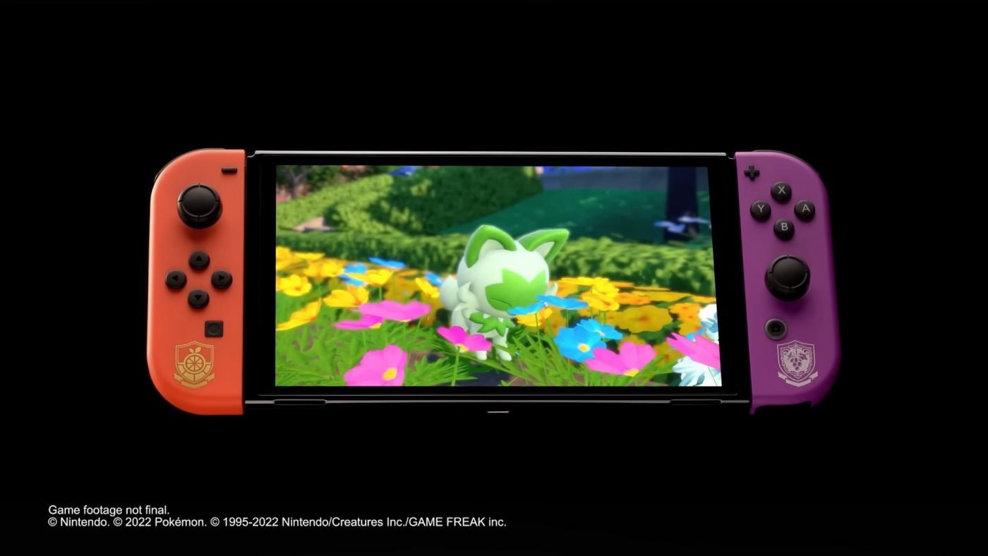 Nintendo Switch OLED - Pokemon Scarlet/Violet Edition (źródło: YouTube)