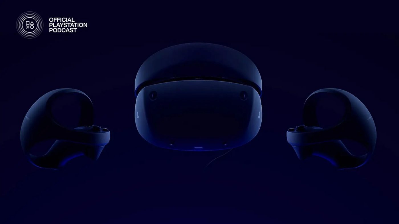PlayStation VR2 - grafika promująca Oficjalny Podcast PlayStation (źródło: PlayStation Blog)