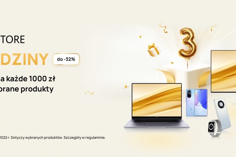 promocja sklep huawei.pl 3 urodziny
