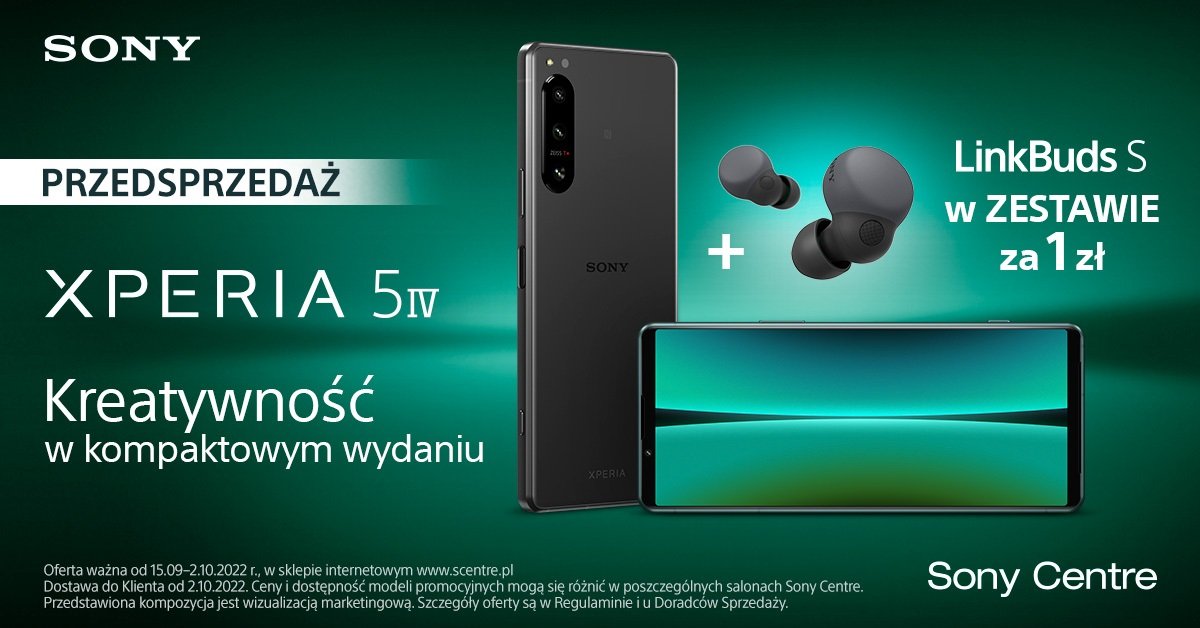 przedsprzedaż Sony Xperia 5 IV promocja