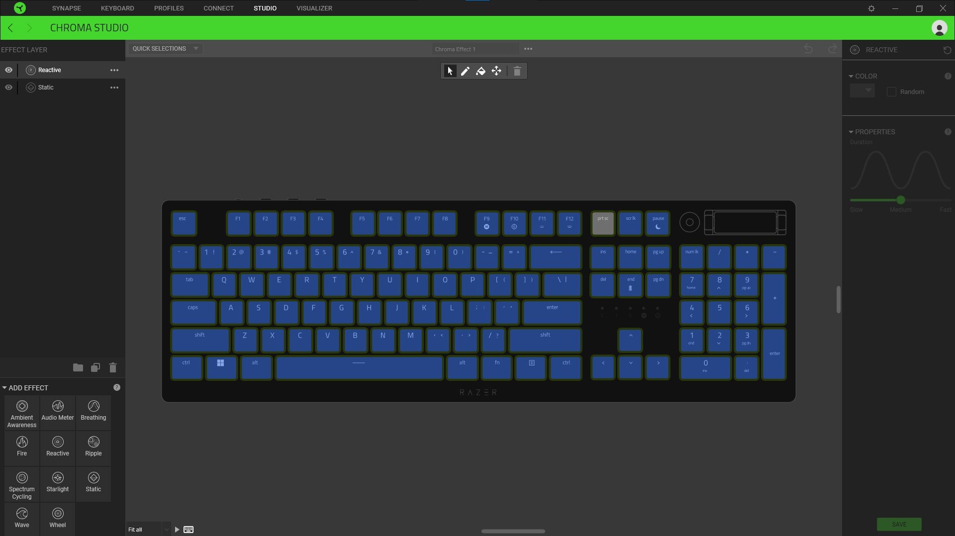 klawiatura Razer Deathstalker V2 Pro keyboard oprogramowanie Razer Synapse software