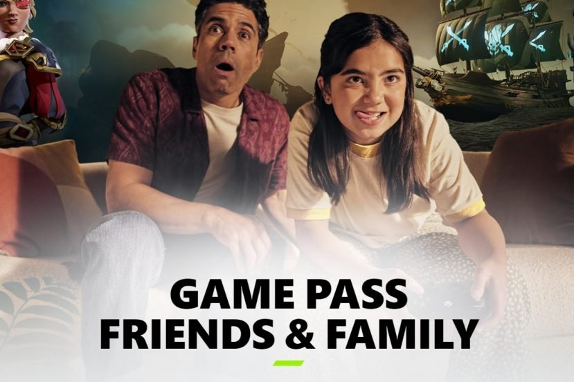 Xbox Game Pass - Friends & Family - grafika promująca nowy plan usługi (źródło: Microsoft)