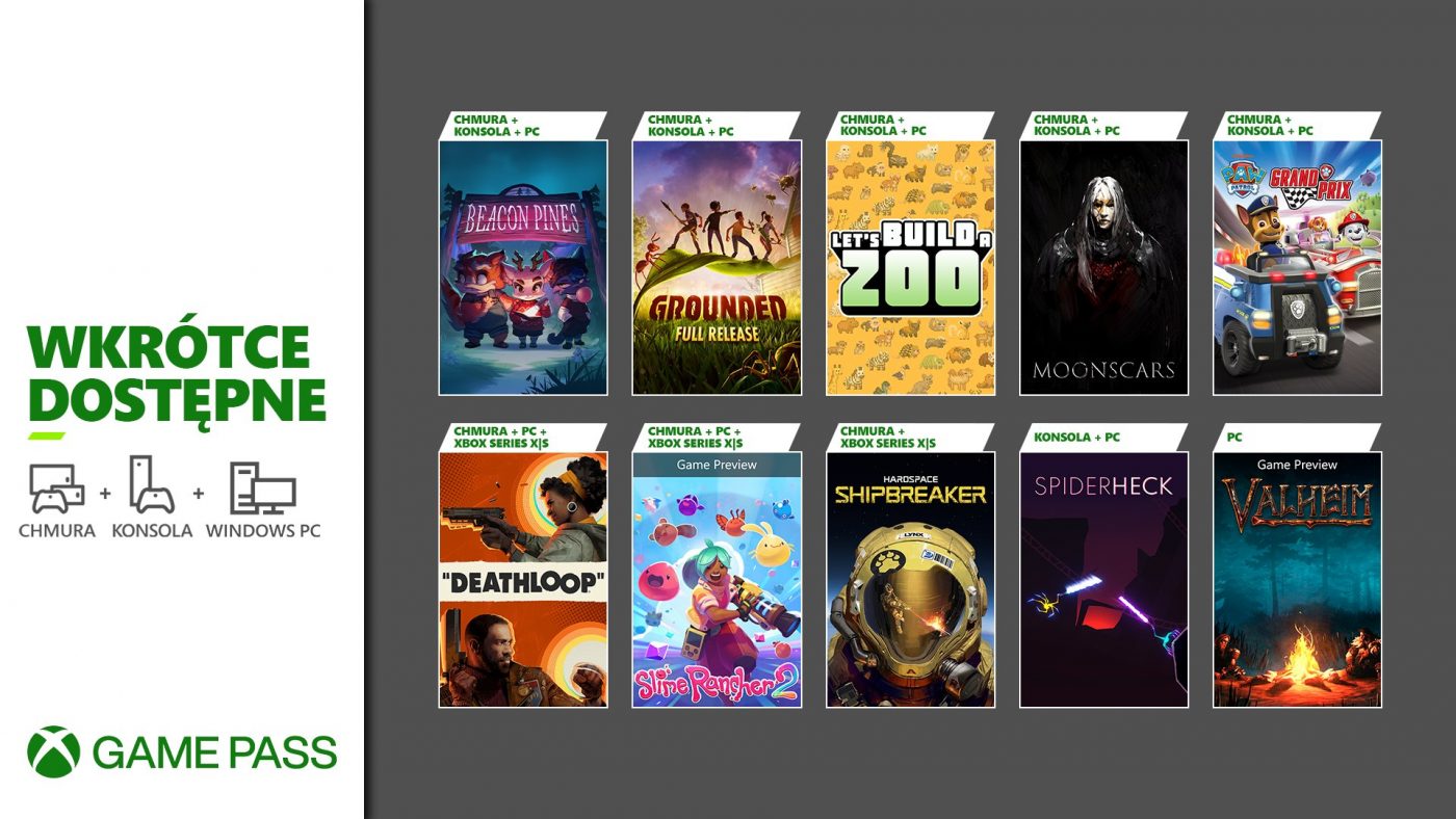 Xbox Game Pass - lista gier na drugą połowę września (źródło: Twitter, @XboxPL)