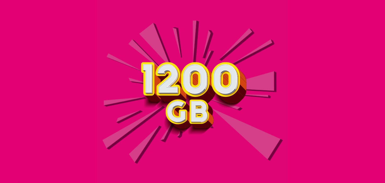 1200 GB za darmo na rok od T-Mobile