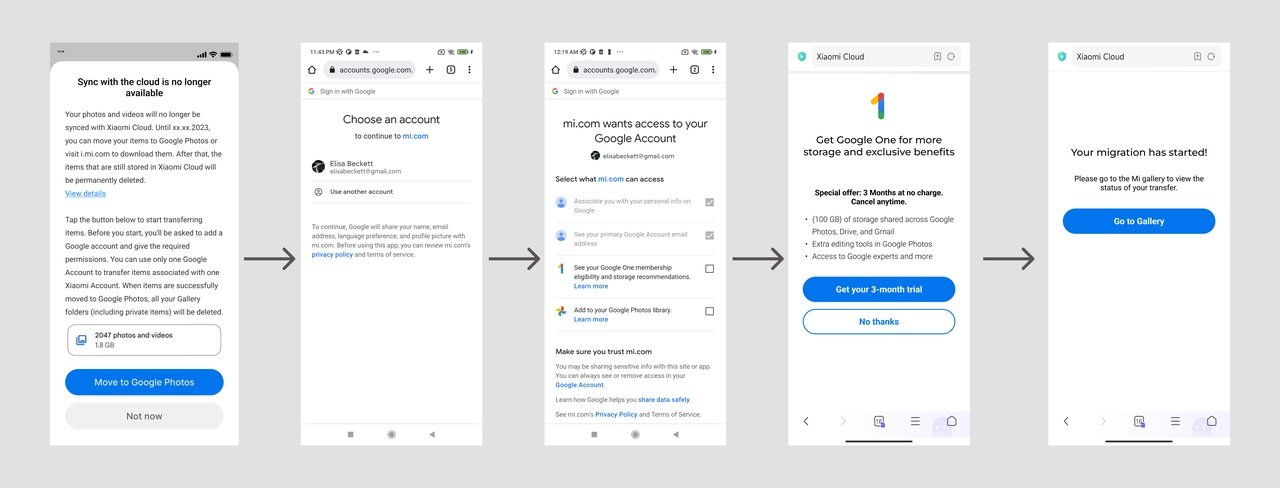 Chmura Xiaomi Cloud synchronizacja koniec usługi