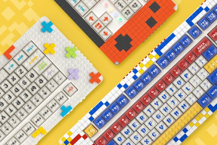 klawiatura MelGeek Pixel z klocków LEGO keyboard