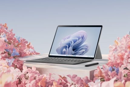 Microsoft Surface Pro 9 grafika na tlo