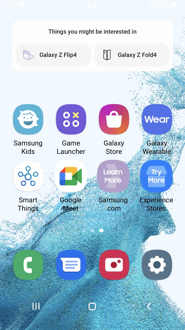 Samsung Galaxy One UI 4.1 Android na iPhone 8 fot. Grzegorz Dąbek Tabletowo.pl