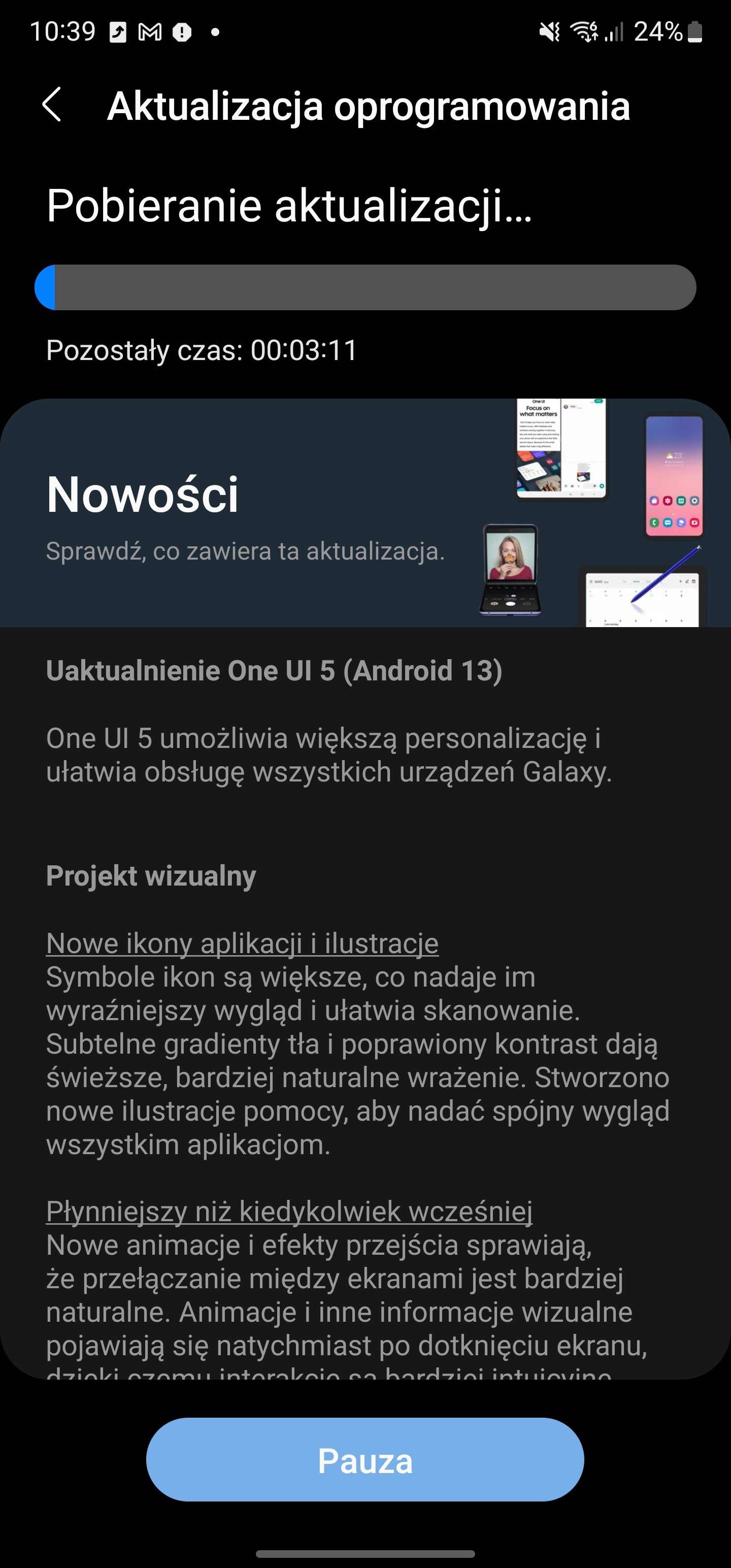 Samsung Galaxy S22 Ultra 5G Android 13 One UI 5 aktualizacja fot. Tabletowo.pl