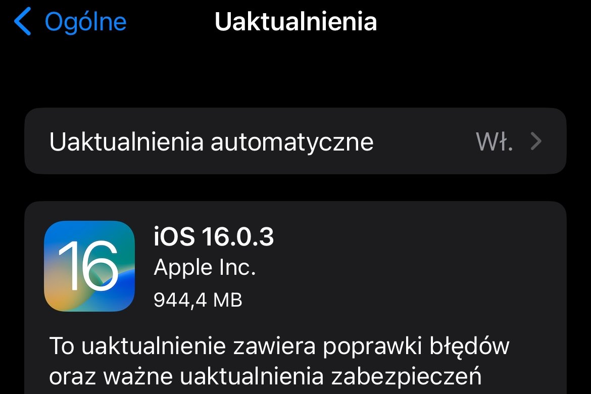iOS 16.0.3