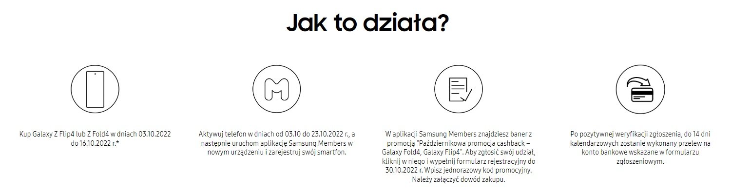 promocja Samsung Galaxy Z Flip 4 Galaxy Z Fold 4 zwrot do 800 złotych fot. Tabletowo.pl