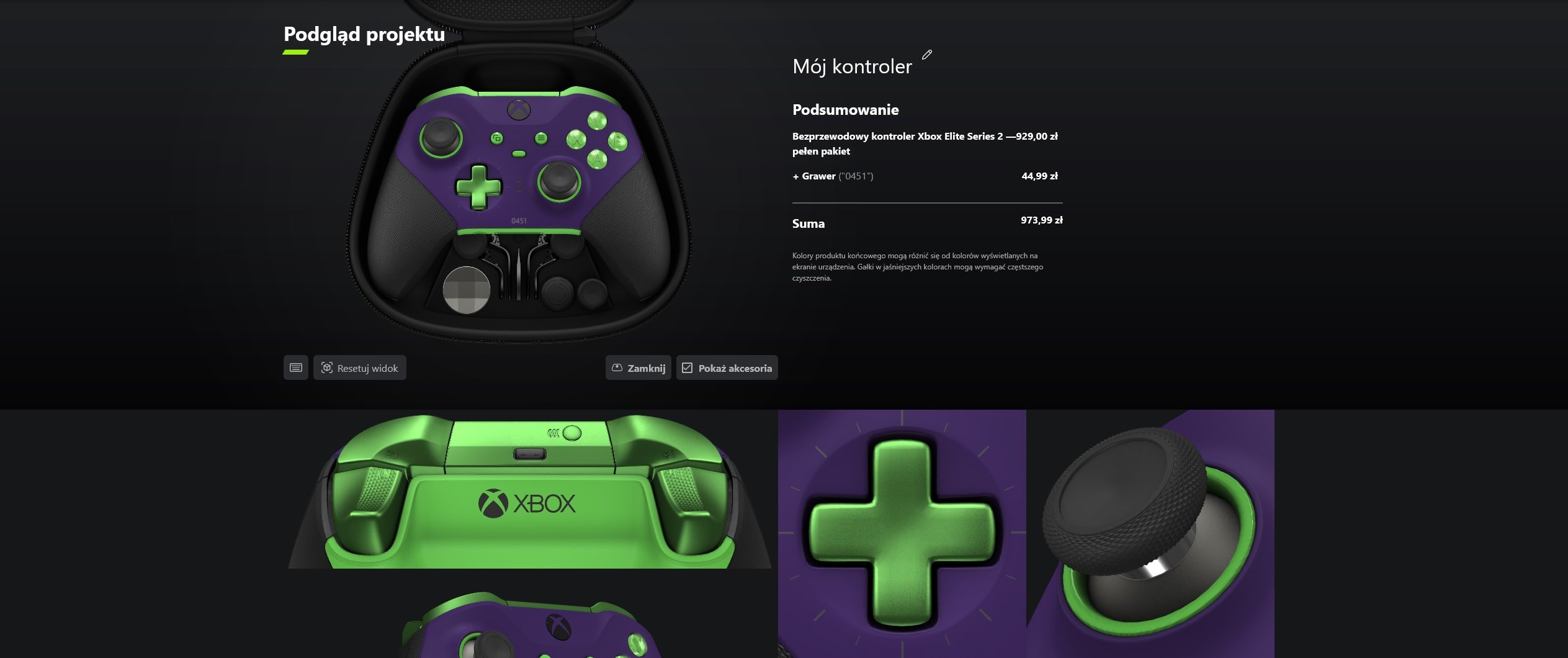 xbox elite series 2 design lab personalizacja