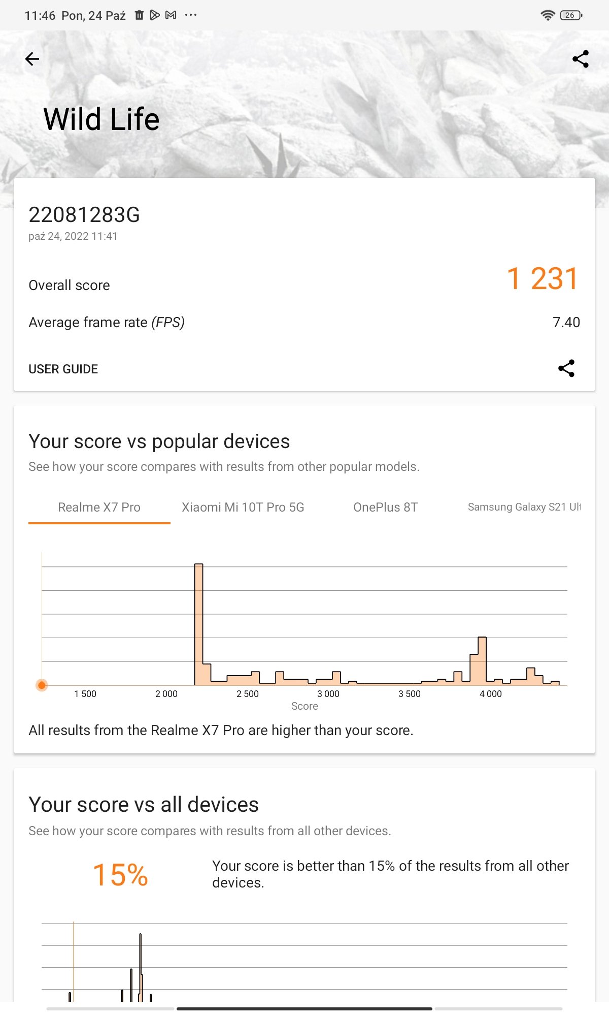 xiaomi redmi pad wyniki 3dmark