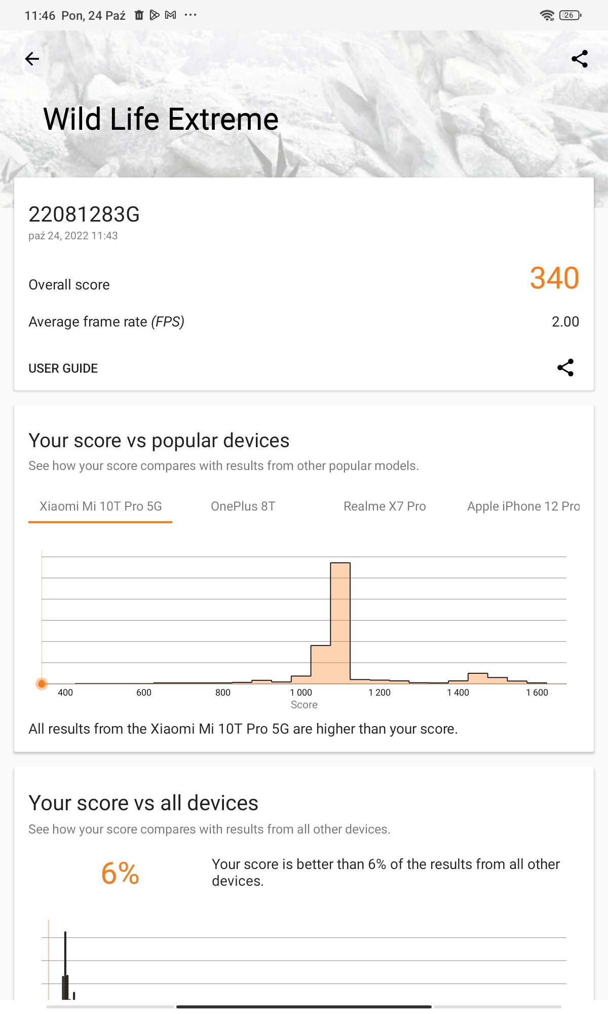 xiaomi redmi pad wyniki 3dmark