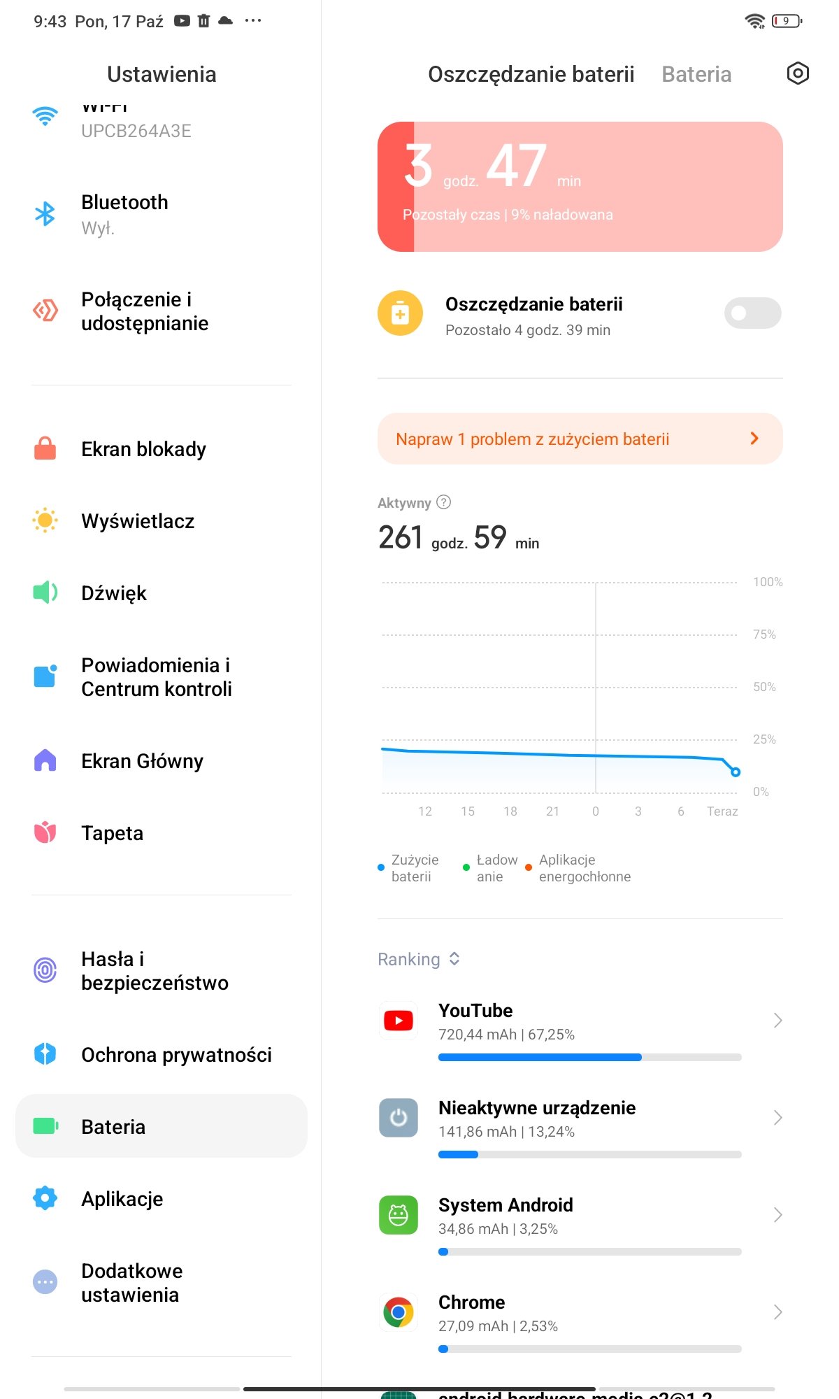 xiaomi redmi pad recenzja bateria