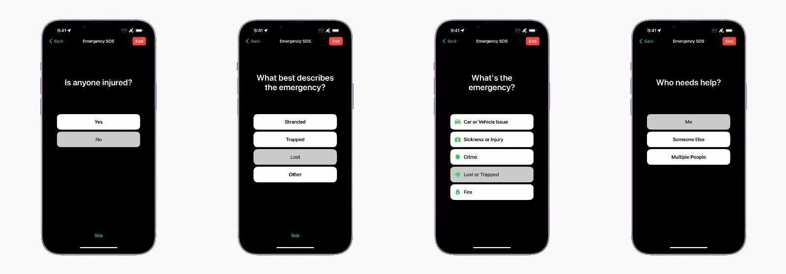 Apple iPhone Emergency SOS