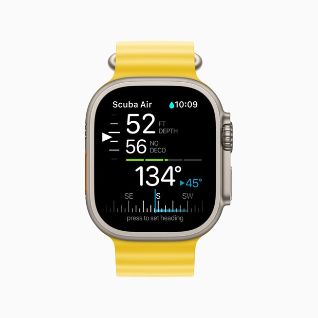 Apple Watch Ultra i aplikacja Oceanic+