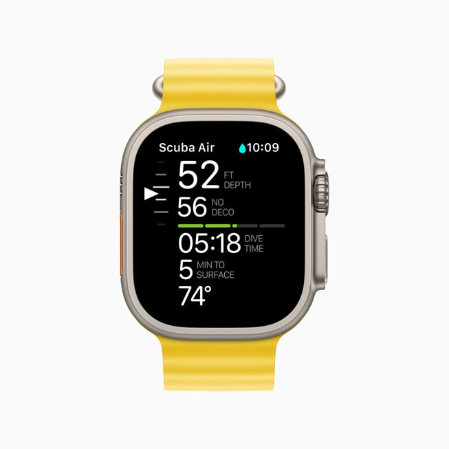 Apple Watch Ultra i aplikacja Oceanic+