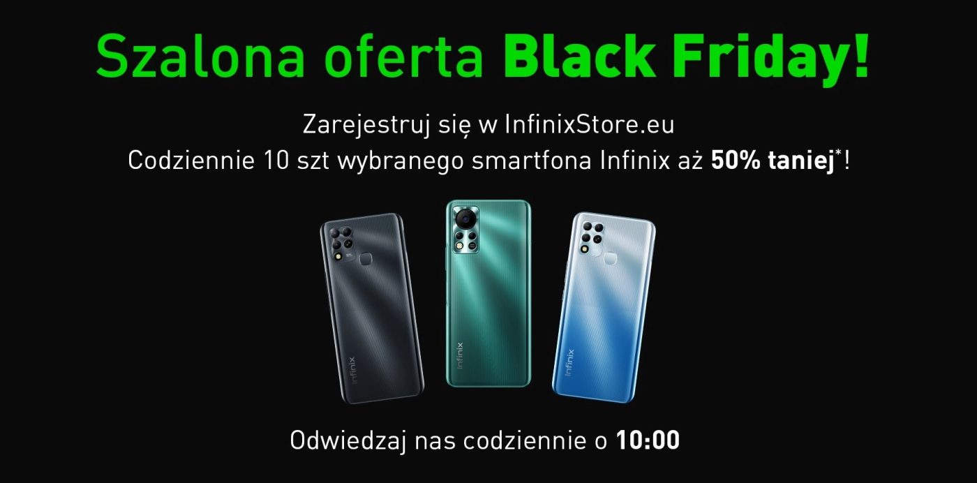 Promocja Infinix na Black Friday