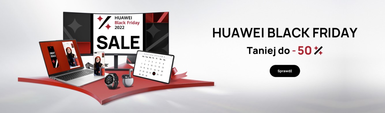 Huawei - promocja na Black Friday