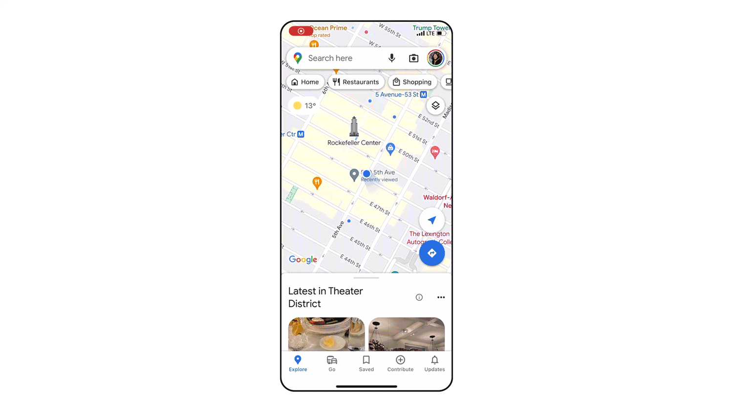 Nowości w aplikacji Mapy Google na Boże Narodzenie 2022
