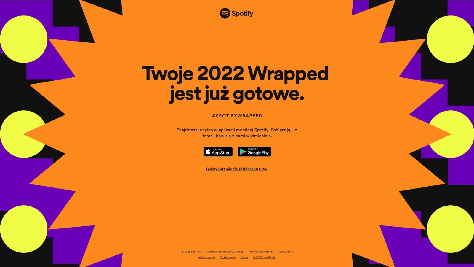 Spotify Wrapped 2022 fot. Tabletowo.pl