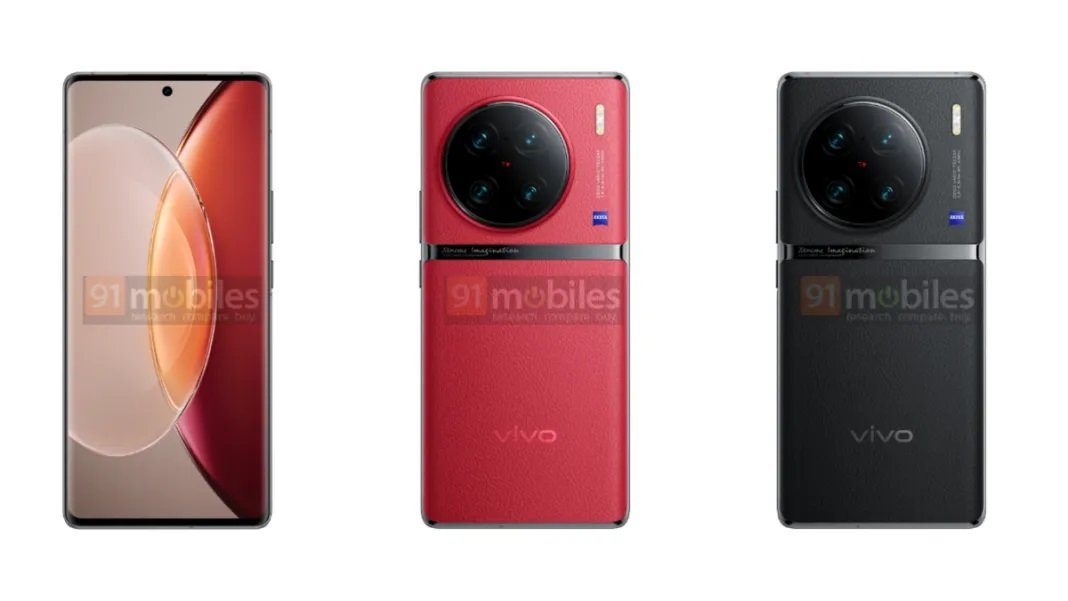 rendery smartfona Vivo X90 Pro