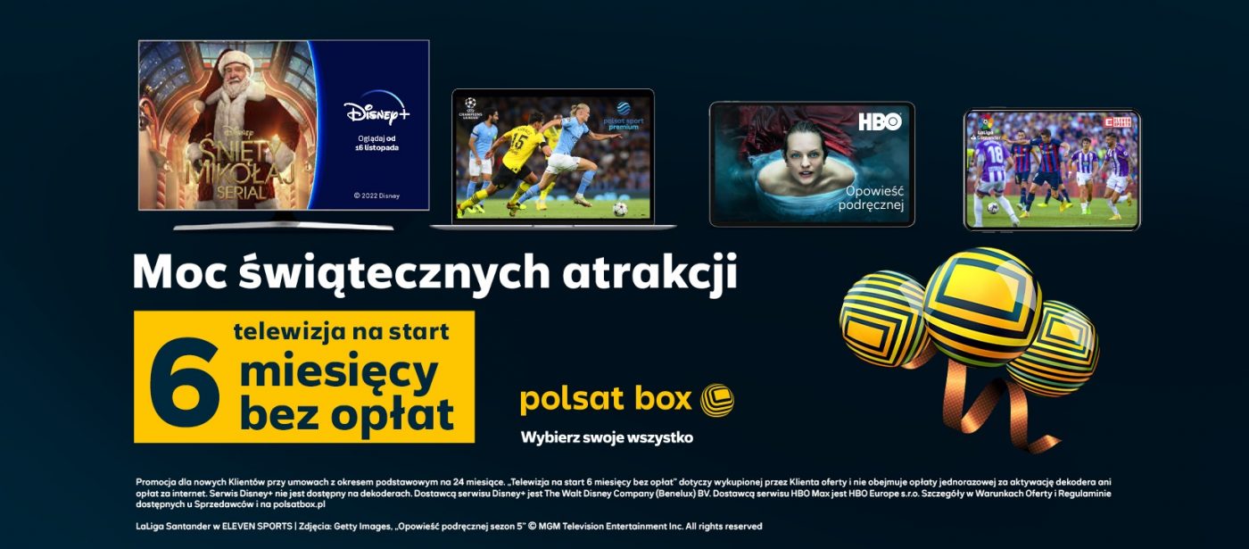 promocja oferta Polsat Box na Boże Narodzenie 2022